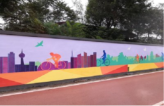 镇安墙体彩绘-围墙