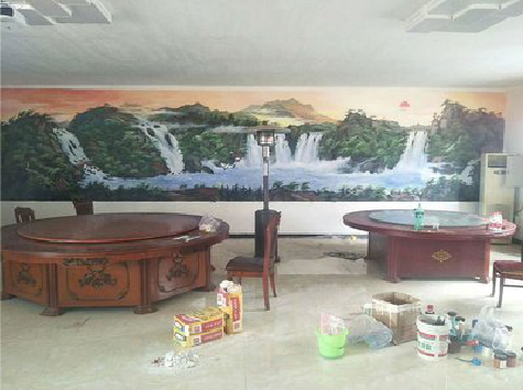 镇安墙绘-写实风景