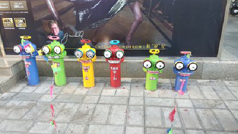 镇安商业区彩绘