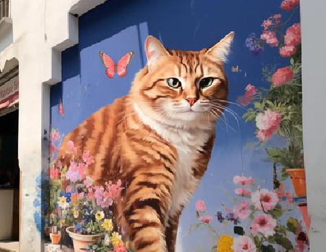 镇安自己绘制有个性的手绘墙